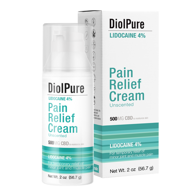 Lidocaine Pain Relief cream for Join and muscle pain - Diolpure